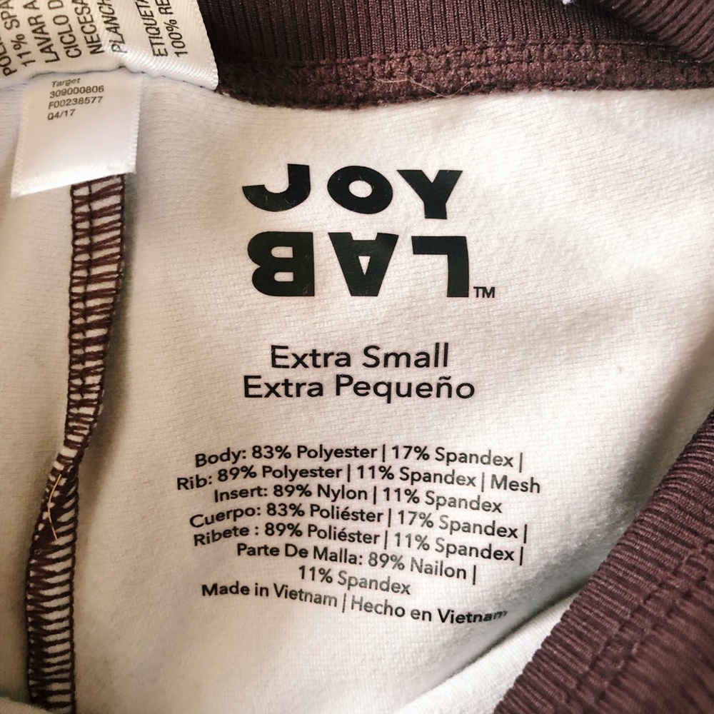 Burgundy Target JoyLab Mid Rise leggings - Picture 4 of 6